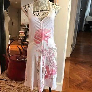 GOA los Angeles cotton halter neck sexy backless dress